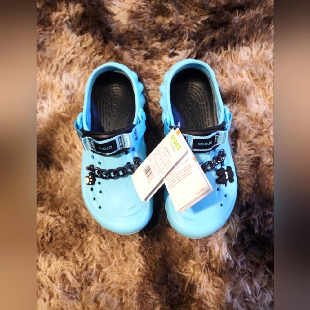 🩵Baby Blue Echo Crocs 💙